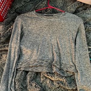 grey pj long sleeve